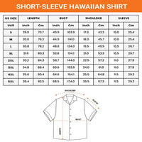 Skiing Hawaiian Shirt | Tropical Bird Of Paradise Floral Print | Premium Lightweight Polyester | Unique Winter Sports Gift For Men